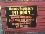 Bessinger's BBQ - Sign