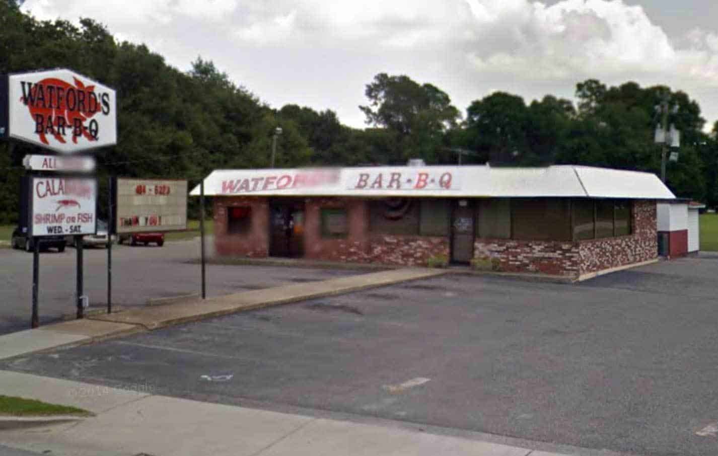 Watford's BBQ in Bishopville, SC