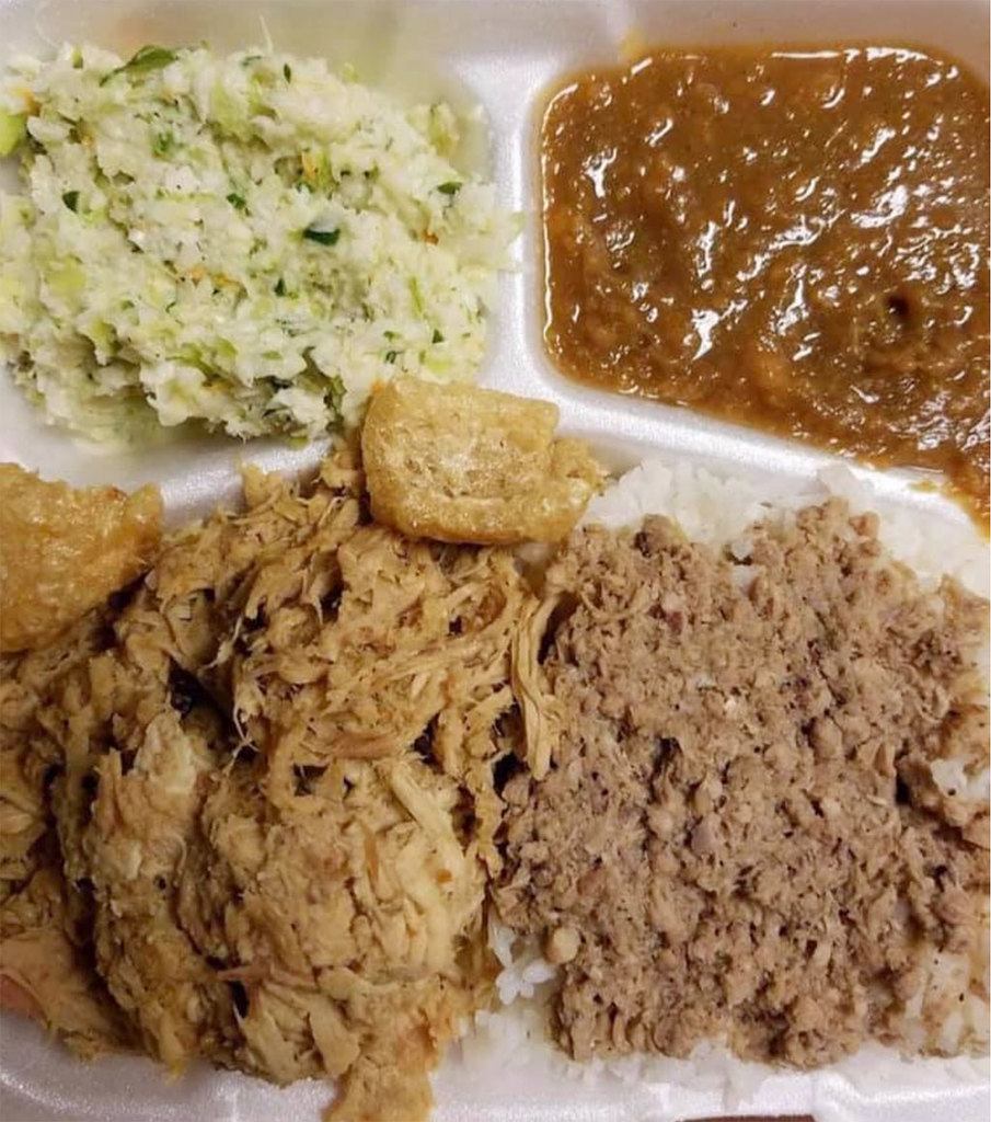 BBQ Plate from Moree’s Bar-B-Que in Andrews