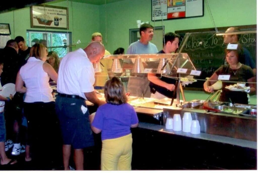 Lone Star Barbecue and Mercantile - Buffet Line