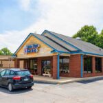 Exterior of Little Pigs BBQ in Easley.