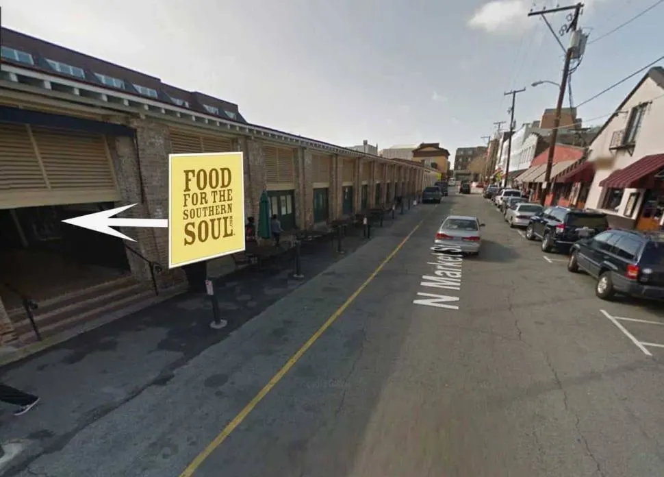 Food for the Southern Soul - Approaching from within the Market building