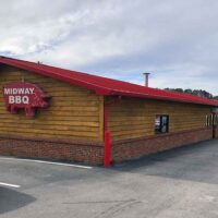 Exterior of Midway BBQ in Buffalo, SC