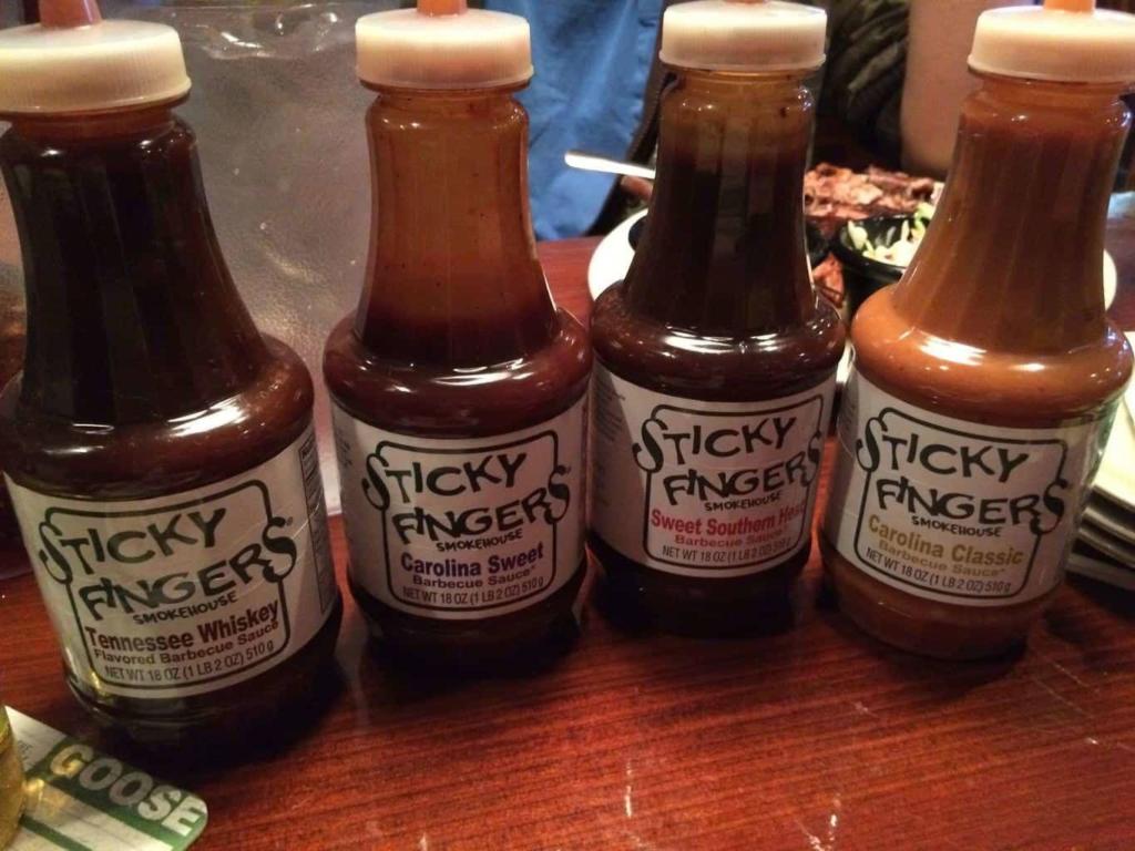Sticky Fingers Carolina Sweet Barbecue Sauce 18oz 6pack