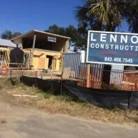 Lewis BBQ - Construction - Front