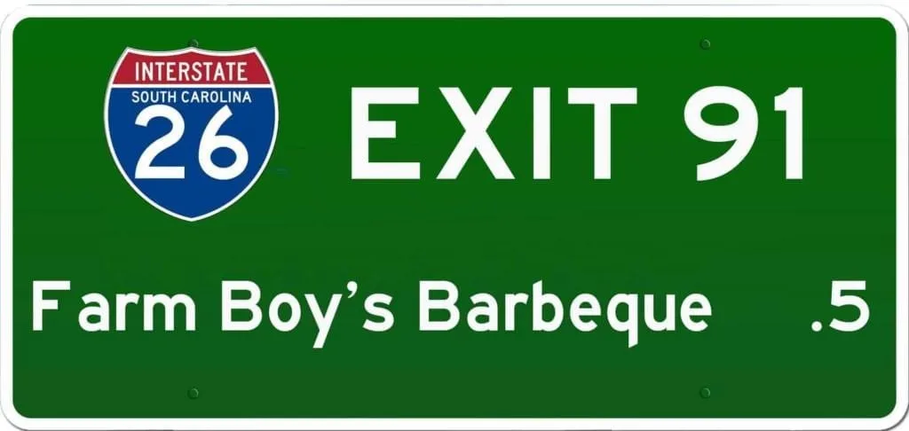 SC BBQ on I-26 at Exit 91