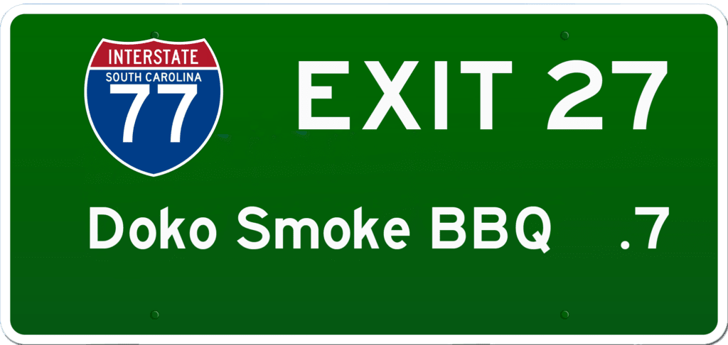 SC BBQ on I-77 at Exit 27