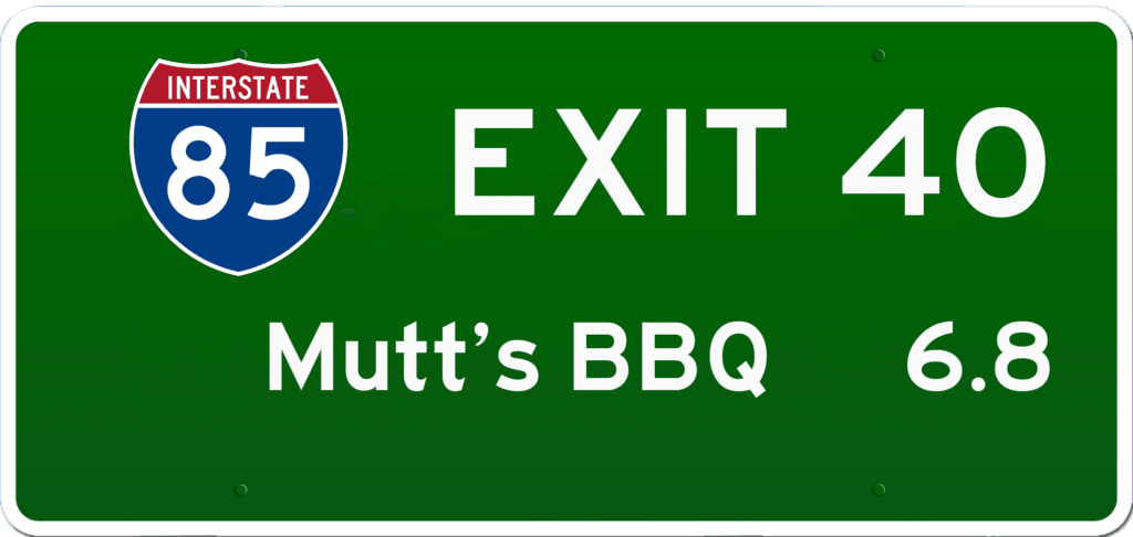 SC BBQ on I-85 at Exit 40