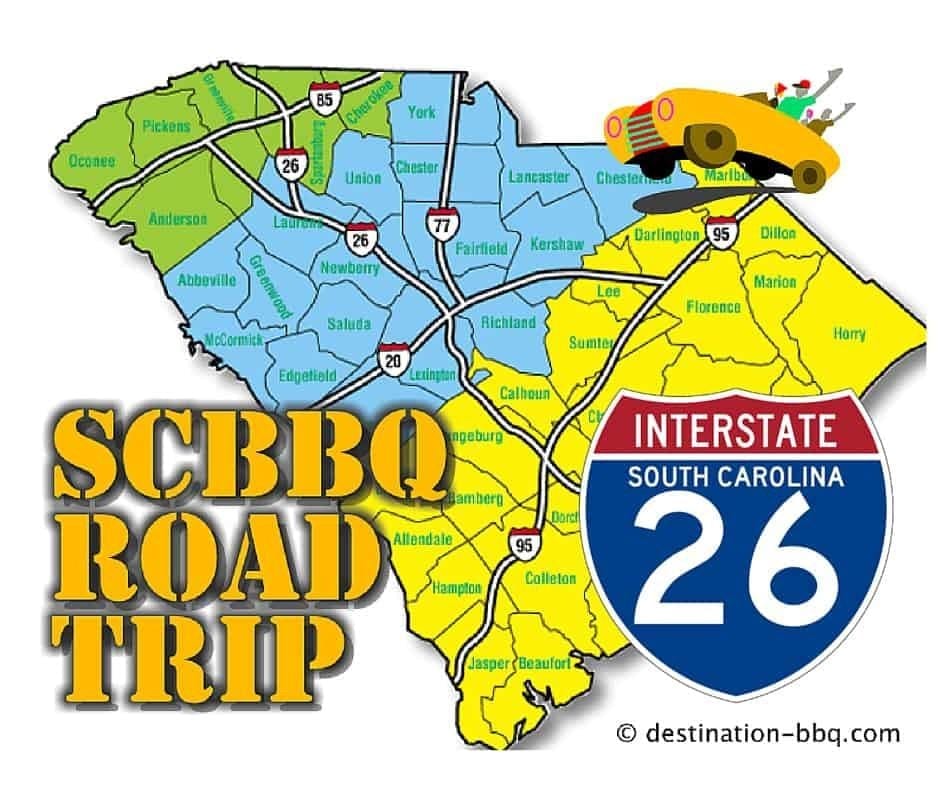 SCBBQ Road Trip: Interstate 26, The Final Exits (Columbia to Charleston)