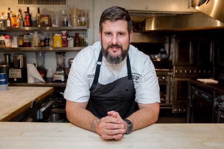 Chef Daniel Doyle of Poogan's Smokehouse