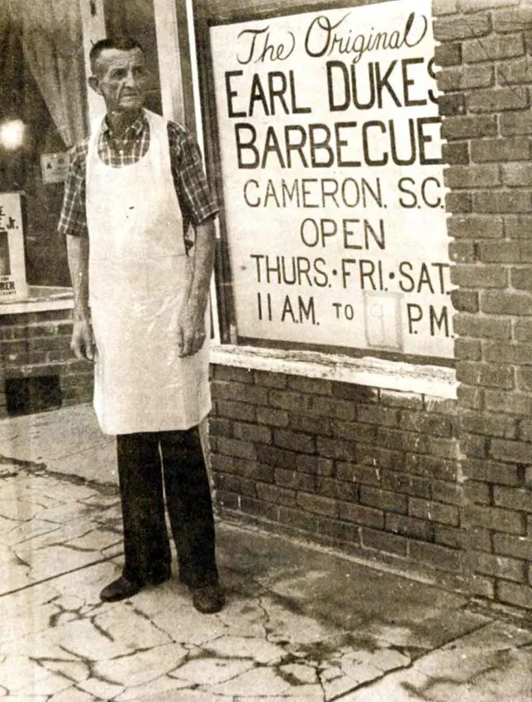 Earl Dukes, founder of Dukes BBQ in Orangeburg