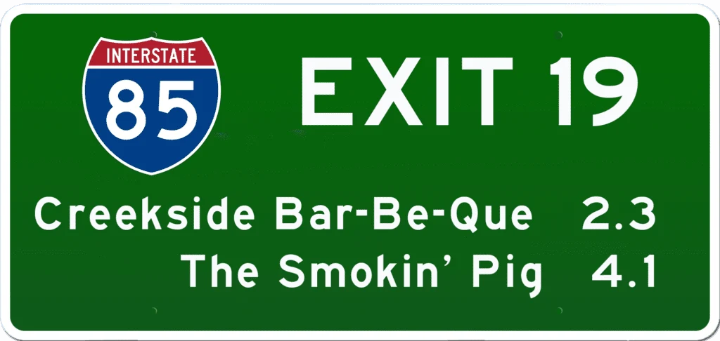 SC BBQ on I-85 at Exit 19