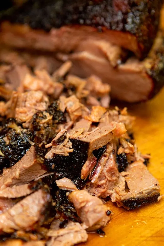Chopped brisket from Holt Bros. BBQ in Florence