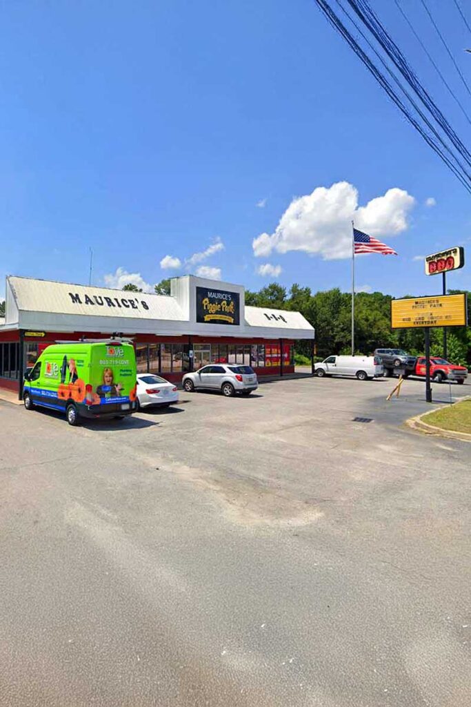 Maurice's Piggie Park on South Lake Dr. in Lexington, SC.