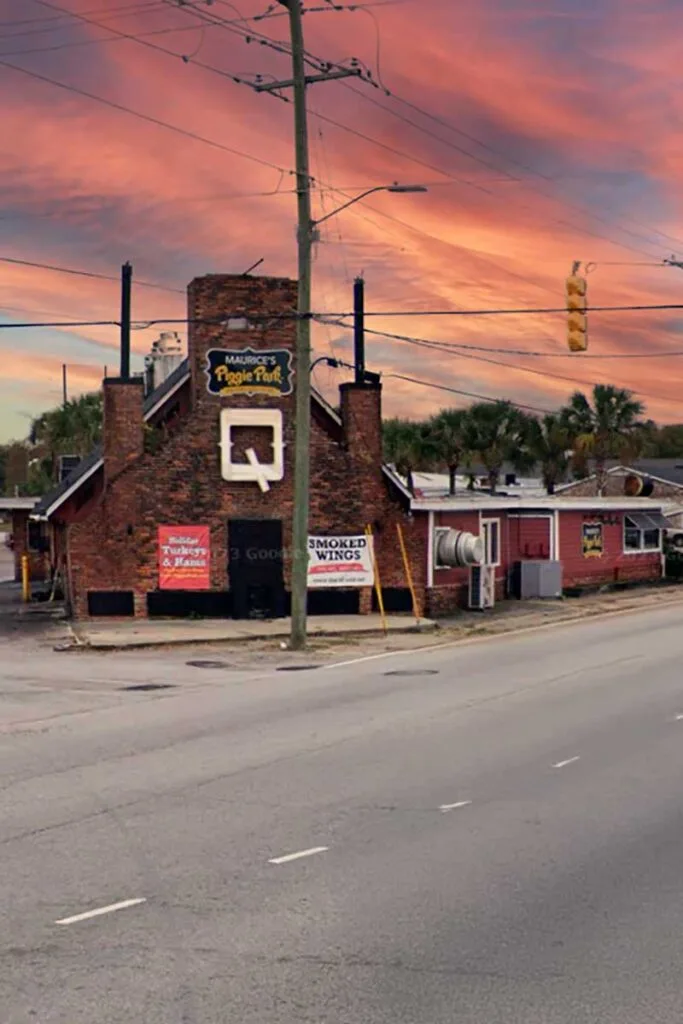 Maurice's Piggie Park on Charleston Hwy in West Columbia, SC.
