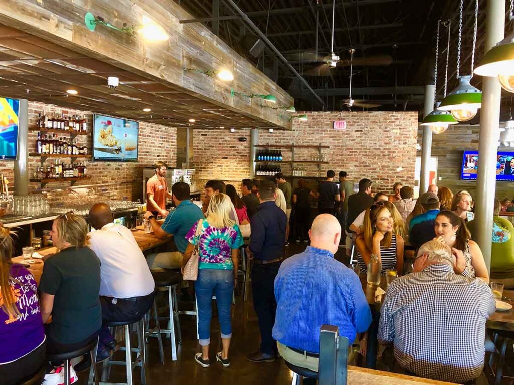 Interior of Home Team BBQ Columbia Full Bar