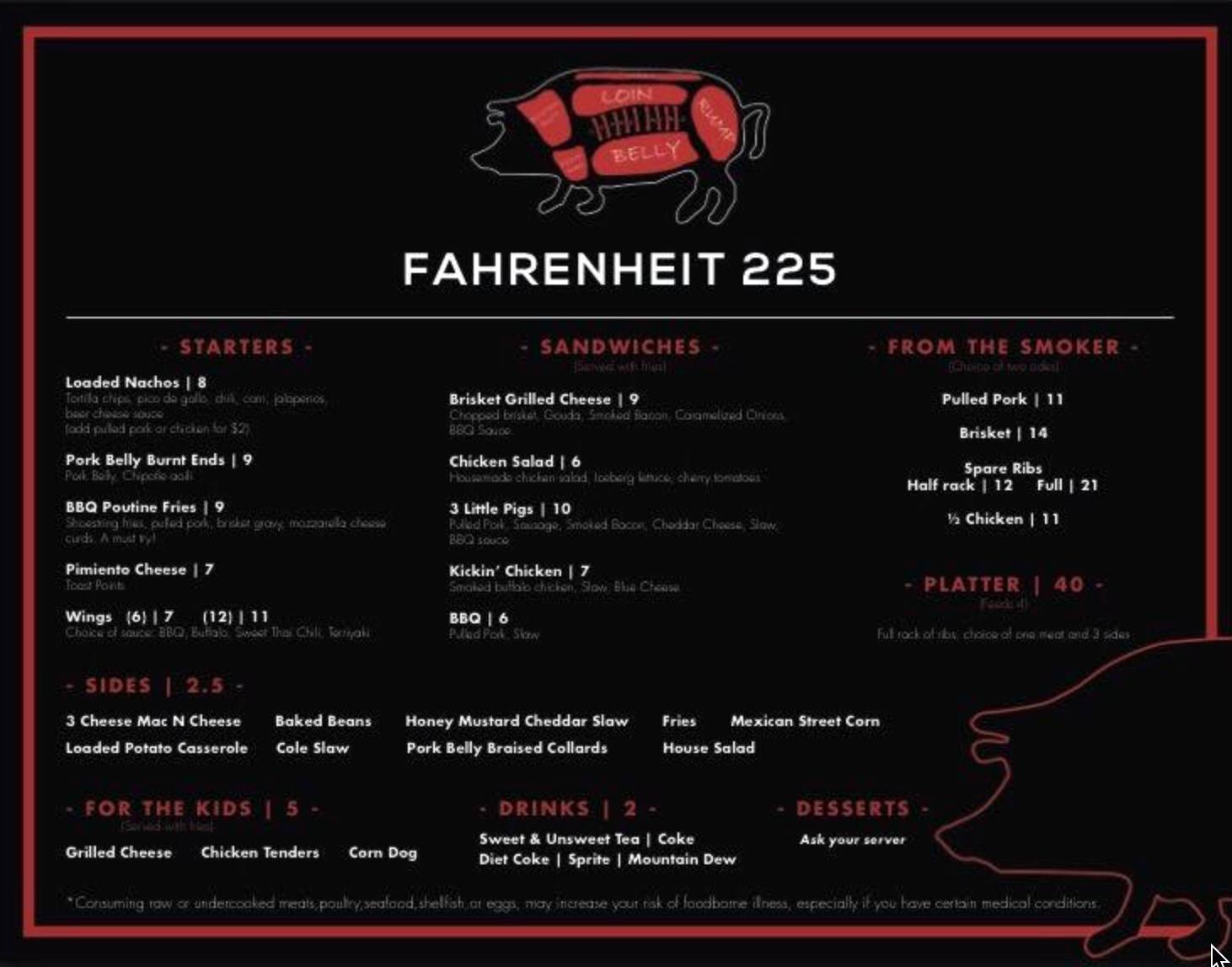 Fahrenheit 225 BBQ Restaurant in Darlington, SC Destination BBQ