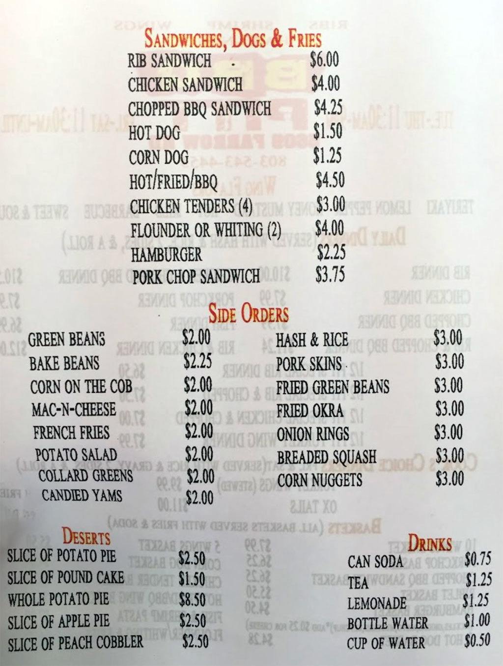 The BBQ Pit Restaurant on Farrow Rd. in Columbia, SC Destination BBQ