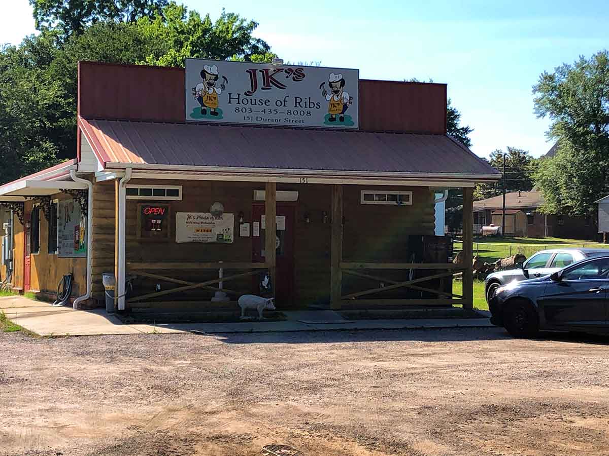 JK's House of Ribs in Manning, SC