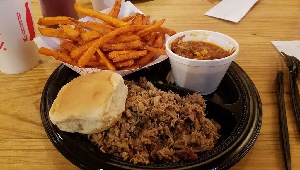 Southern Smoke BBQ in Pelzer BBQ Plate.