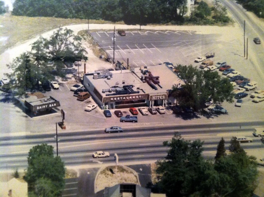 Hite's Restaurant and Dairy Bar Aerial View