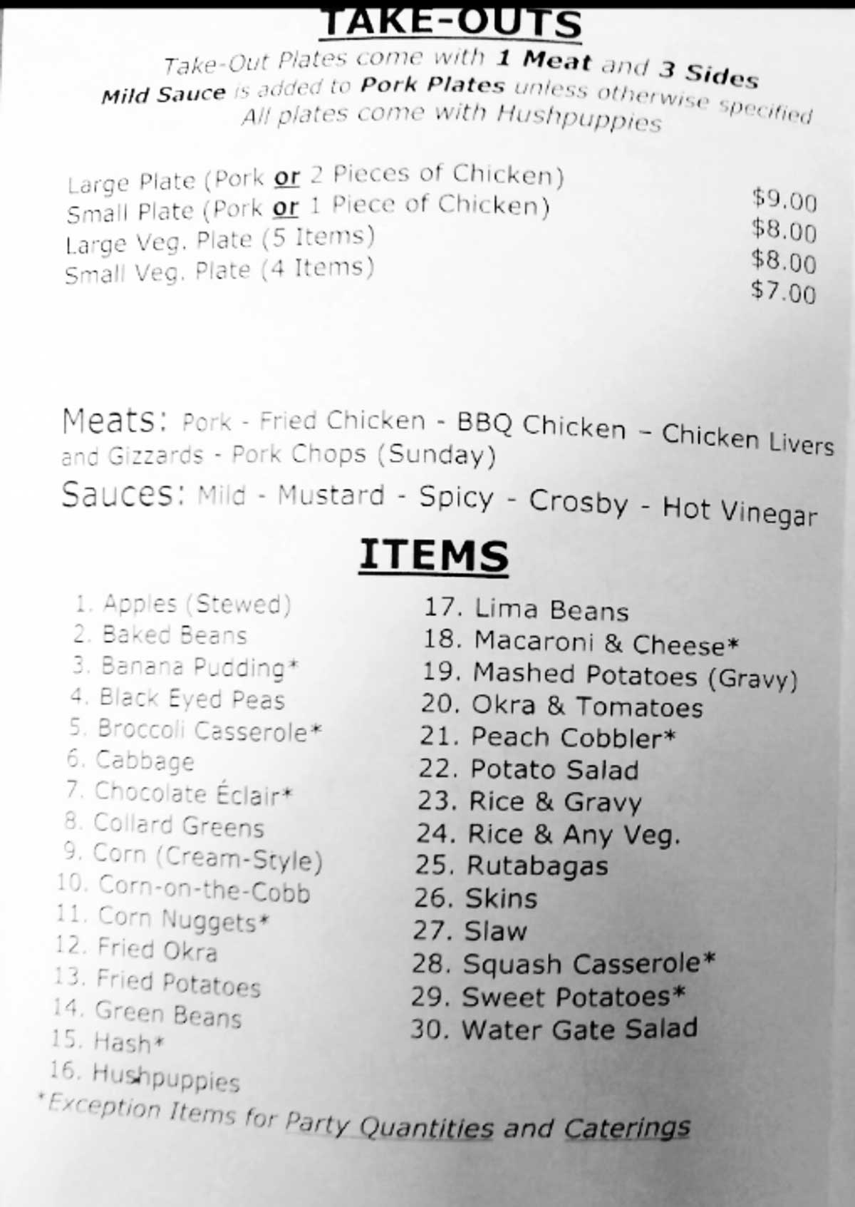 Dukes BBQ of Bamberg Authentic SC BBQ Destination BBQ