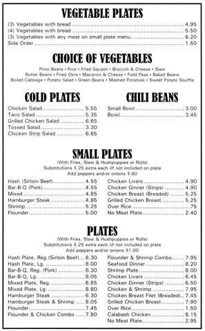 Menu for Holden's Ranch2