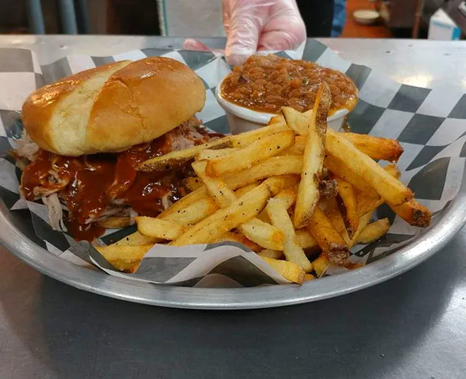 BBQ Plate at Fat Daddy's BBQ in Greenwood