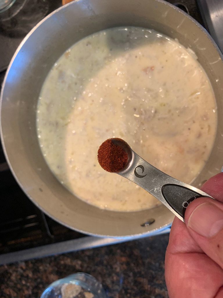 Holden's Ranch Hash Chicken Stew Recipe -- Adding Paprika