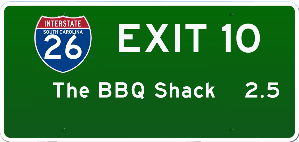 SC BBQ on I-26 at Exit 10