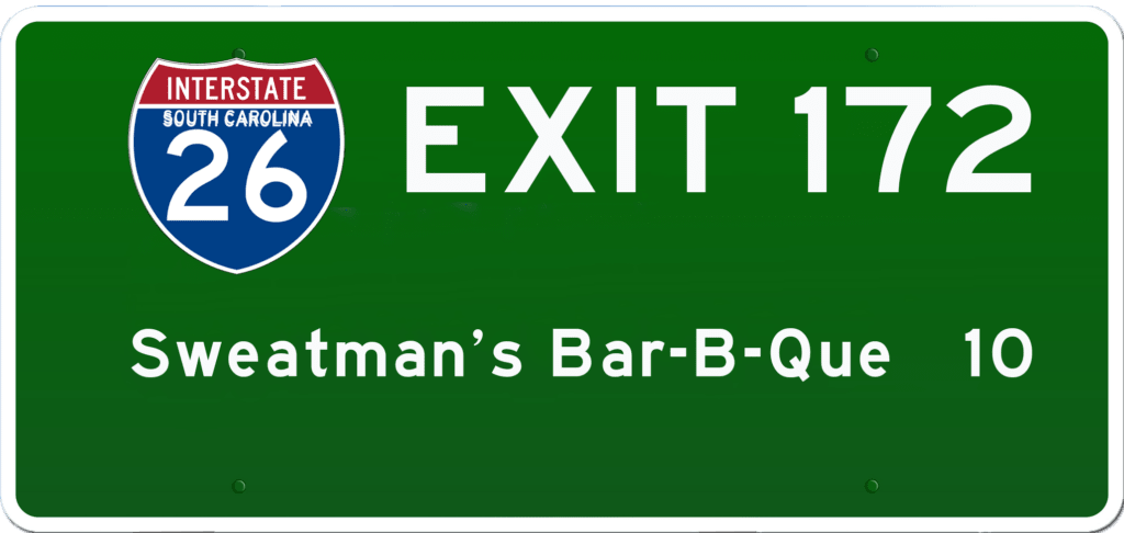 SC BBQ on I-26 at Exit 172