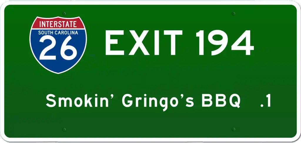 SC BBQ on I-26 at Exit 194.
