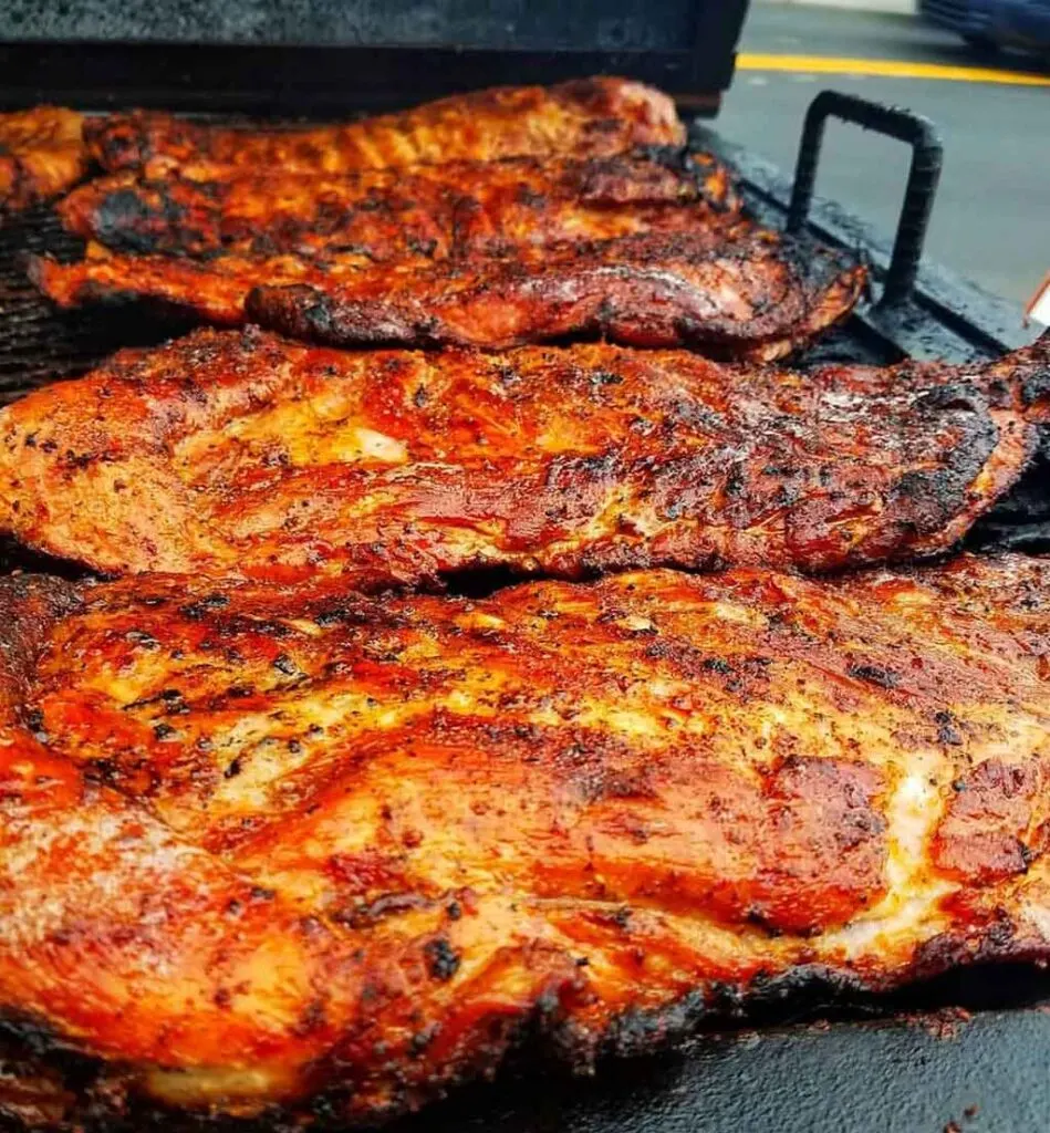 Ribs on the Grill at The Rib Guy in Charleston