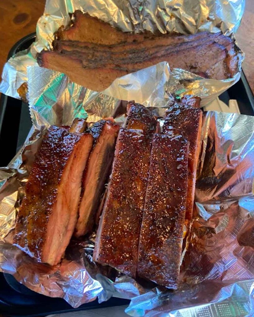 Ribs and Brisket from Ledyard's