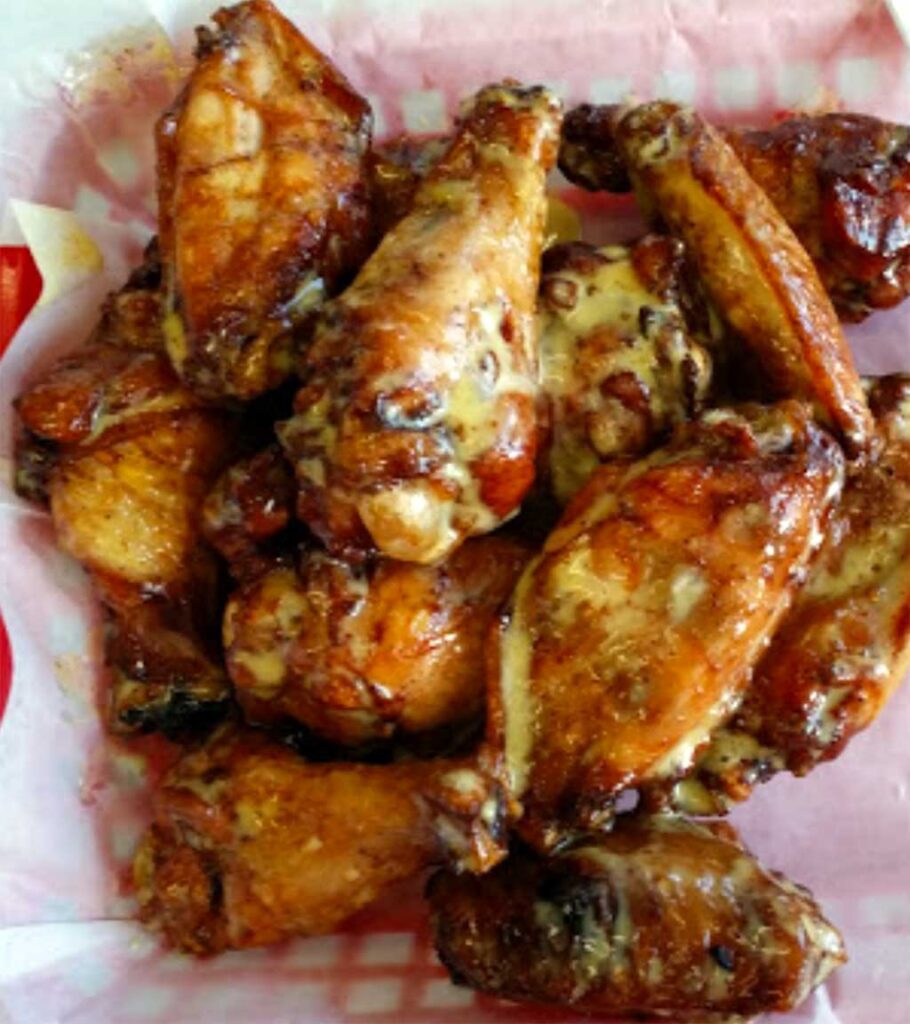 Basket of Wings from Old South BBQ