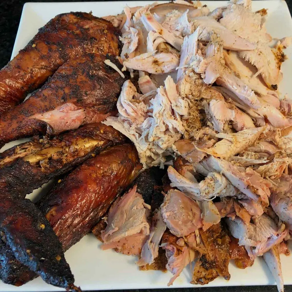 Rodney Scott's Smoked Turkey Carved for Service