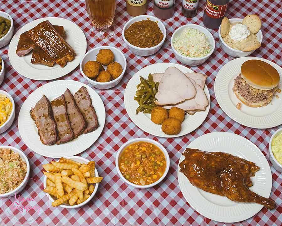 Menu options from Carolina BBQ in Spartanburg