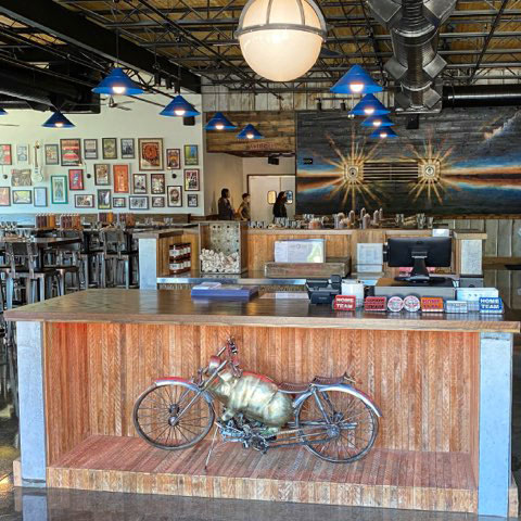 Interior of Home Team BBQ Greenville