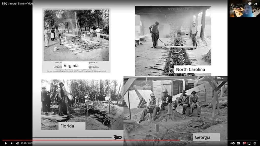 Howard Conyers shows images and explains how earth-dug pits were common across the South.