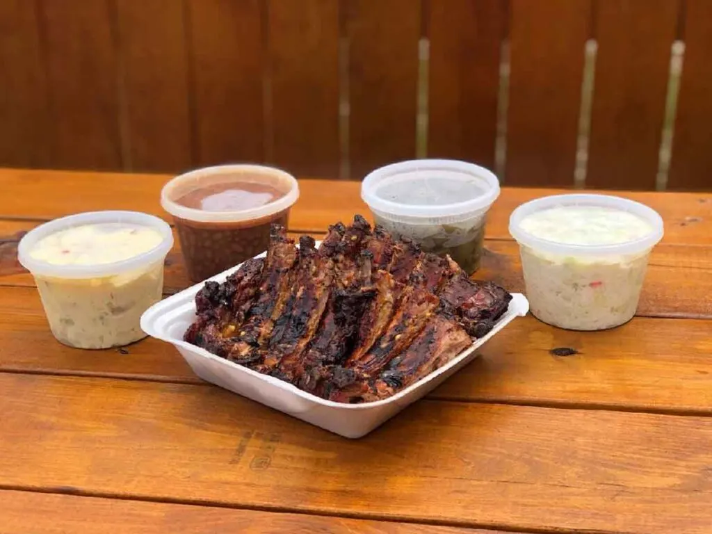 Ribs and side in containers