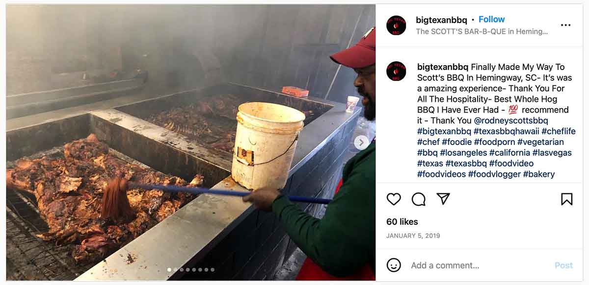 The Scott’s BarBQue in Hemingway, SC Destination BBQ