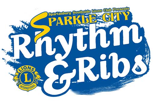 Logo for Rhythm & Ribs festival.