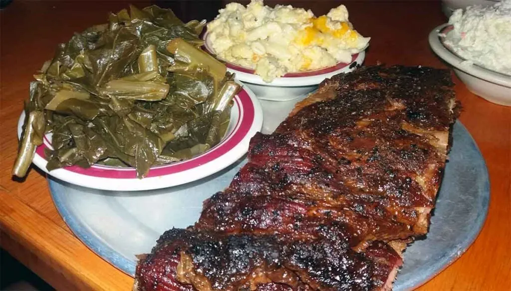 Rib plate with sides