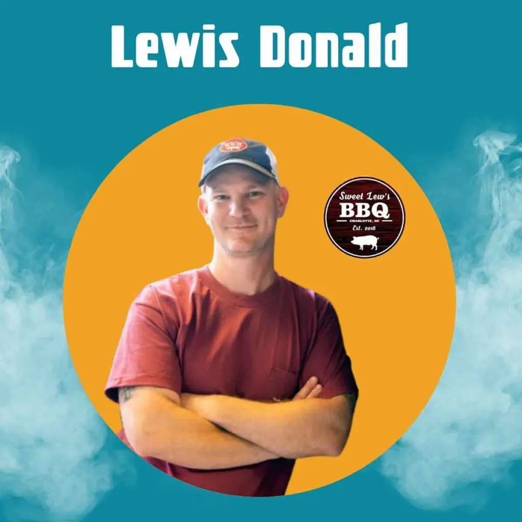 Lewis Donald of Sweet Lew's BBQ.