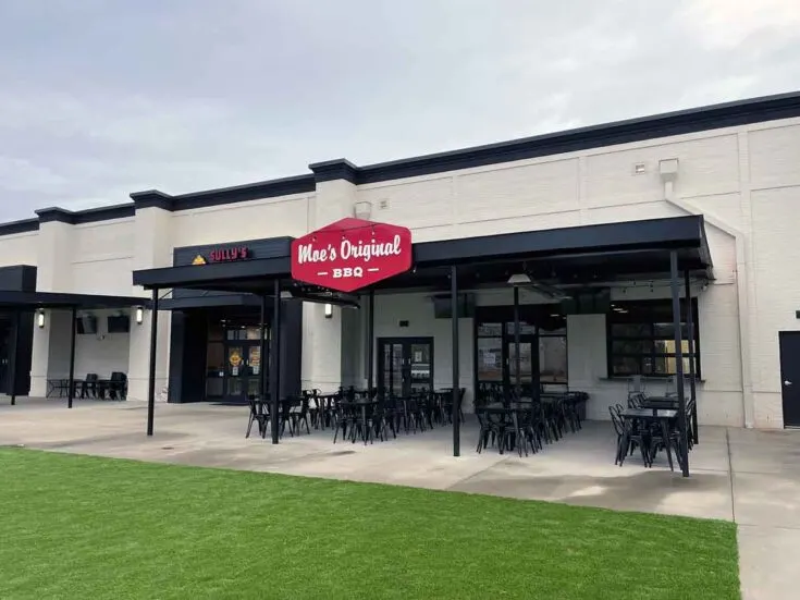 Exterior of Moe's Original BBQ in Spartanburg
