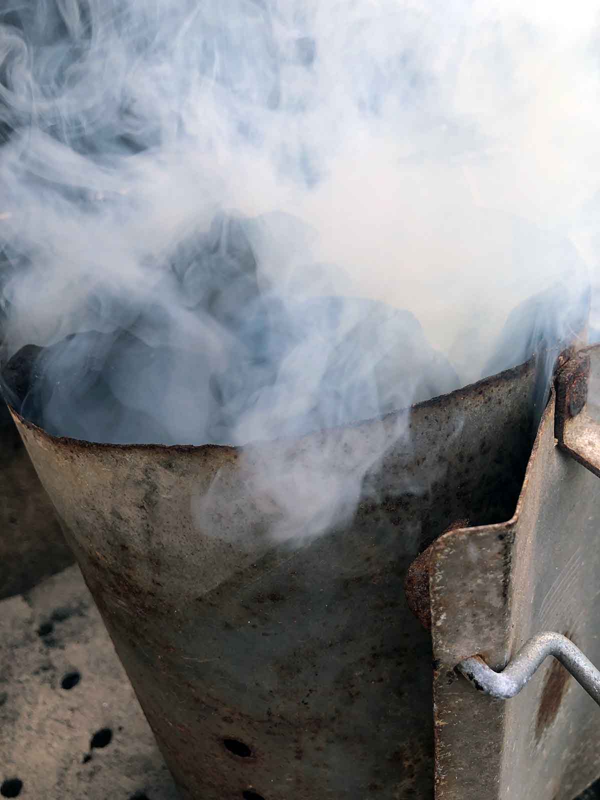 The Charcoal Chimney Fire Starter Explained Destination BBQ