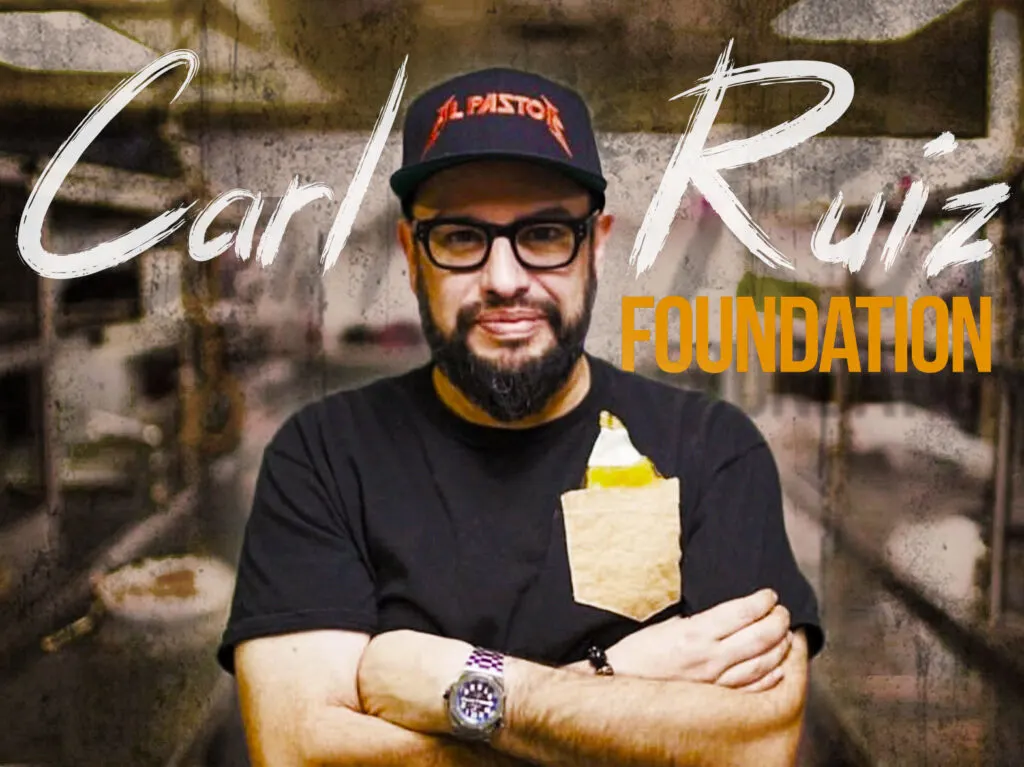 Graphic for Carl Ruiz foundation.