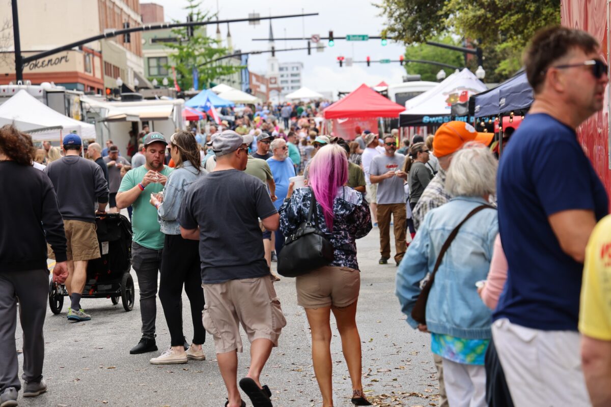 Hub City Hog Fest Downtown Spartanburg, SC Destination BBQ