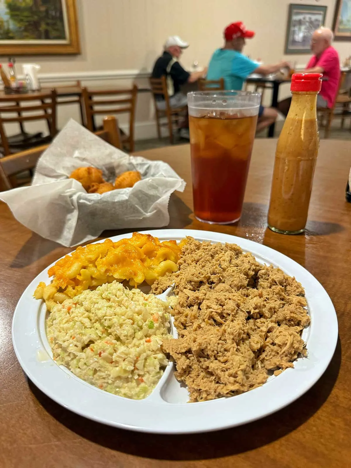 BBQ plate with sides.