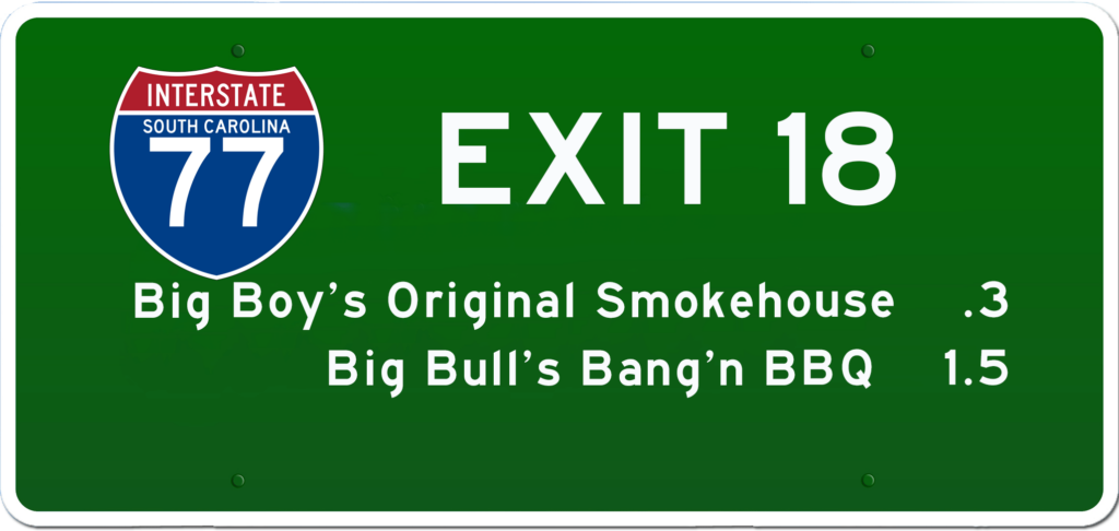 SC BBQ on I-77 at Exit 18